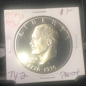 1976 S Eisenhower Dollar Gem Proof Bicentennial Uncirculated